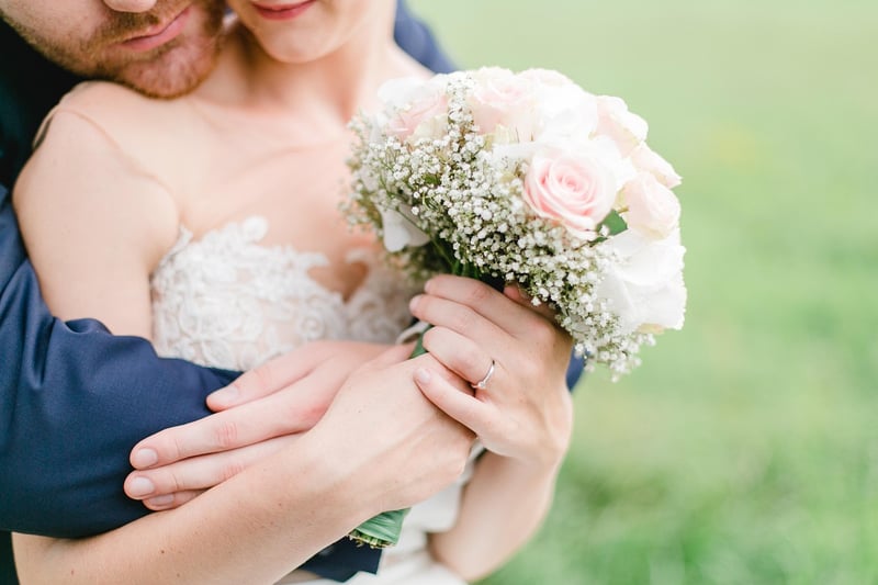 Minimalistic wedding dress